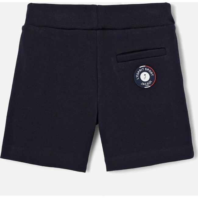 Boy's Shorts In Piqué Fleece  Navy - Shorts - 2