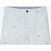 Boy's Shorts In Printed Twill Blue - Shorts - 3