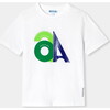 Boy's Short Sleeve T-Shirt  White - T-Shirts - 1 - thumbnail