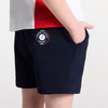 Boy's Shorts In Piqué Fleece  Navy - Shorts - 4