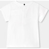 Baby Girl Short-Sleeved Shirt,  White - T-Shirts - 2