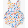 Baby Girl Romper In Liberty Fabric White/Multicolour - Rompers - 1 - thumbnail
