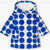Baby Girl Polka Dot Raincoat White/Blue - Raincoats - 1 - thumbnail