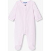 Baby Girl  Jersey Pajamas With A Heart Pattern  Pale Pink - Pajamas - 1 - thumbnail