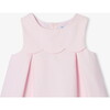 Baby Girl Dress In Cotton Piqué  Powder Pink - Dresses - 3