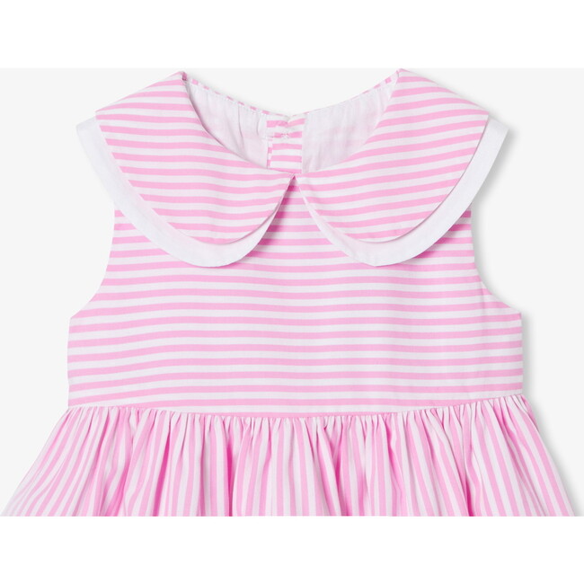 Baby Girl  Striped Dress White/Pink - Dresses - 3