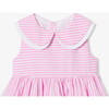 Baby Girl  Striped Dress White/Pink - Dresses - 3
