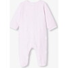 Baby Girl  Jersey Pajamas With A Heart Pattern  Pale Pink - Pajamas - 2