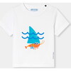 Baby Boy Short Sleeve  T-Shirt White - T-Shirts - 1 - thumbnail