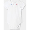 Baby Boy Short Sleeve Bodysuit  White - Onesies - 1 - thumbnail