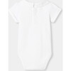 Baby Boy Short Sleeve Bodysuit  White - Onesies - 2