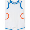 Baby Boy French Terry Romper  White - Rompers - 1 - thumbnail