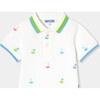 Baby Boy Short Sleeve  Polo Shirt  White - Polo Shirts - 3