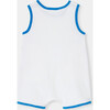 Baby Boy French Terry Romper  White - Rompers - 2