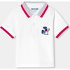 Baby Boy Piqué Polo Shirt  White - Polo Shirts - 1 - thumbnail