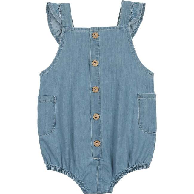 Summer Glory Girls' Romper Ivory & Red - Rompers - 2