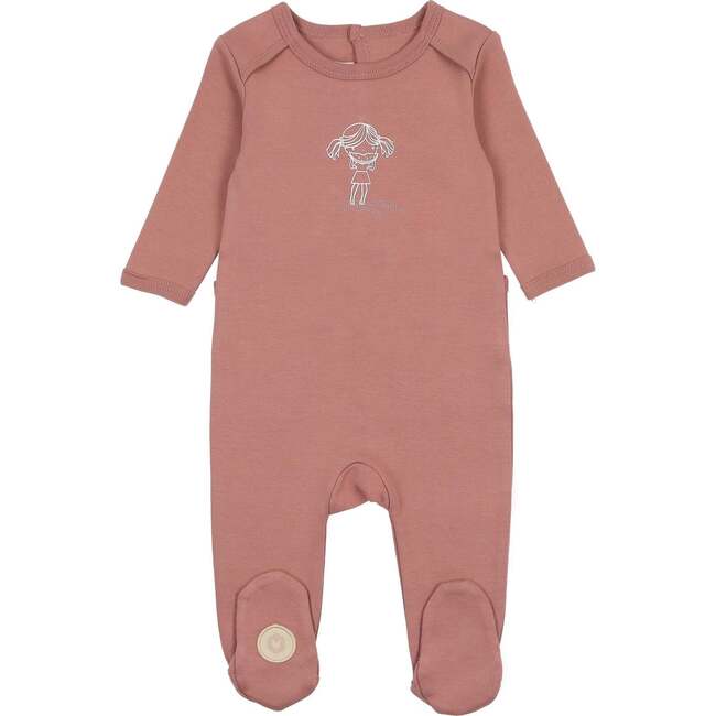 Melon Bites Girls' Footie Rose