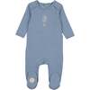 Melon Bites Boys' Footie Rainwash Blue - Footie Pajamas - 1 - thumbnail