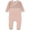 Classic Wrap Footie Pink Whip - Footie Pajamas - 1 - thumbnail