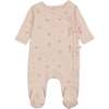 Scattered Blossoms Footie Barely Pink - Footie Pajamas - 1 - thumbnail