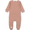 Cuddly in Cotton Footie Misty Rose - Footie Pajamas - 1 - thumbnail