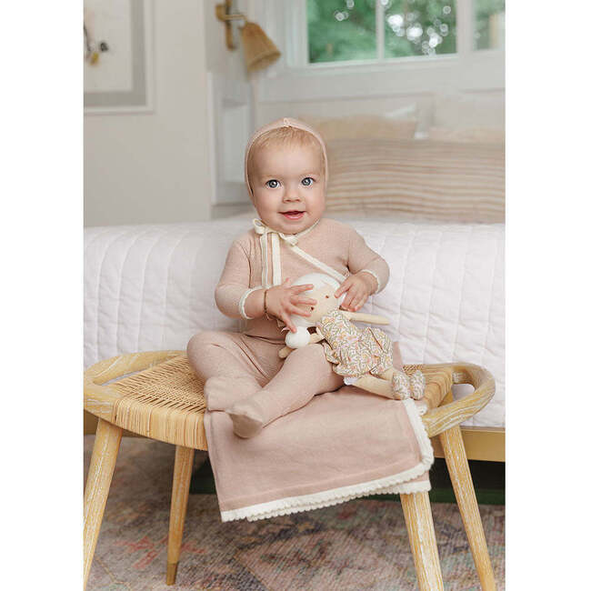 Classic Wrap Footie Pink Whip - Footie Pajamas - 5