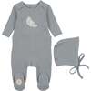 Mellow Moments Boys' Footie & Hat Set Quarry - Mixed Apparel Set - 1 - thumbnail