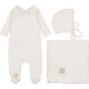 Touch of Crochet Layette Set, Boys Ivory - Mixed Apparel Set - 1 - thumbnail