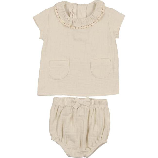 Ruffled Delight Ensemble Taupe