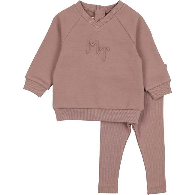 Posh Print Long Ensemble Mauve