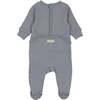 Posh Print Footie & Hat Set Slate Blue - Mixed Apparel Set - 3