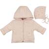 Scattered Blossoms Jacket & Hat Set Barely Pink - Mixed Apparel Set - 1 - thumbnail
