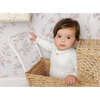 Soft Stitches Footie & Hat Set, Girls Ivory & Rose - Mixed Apparel Set - 2