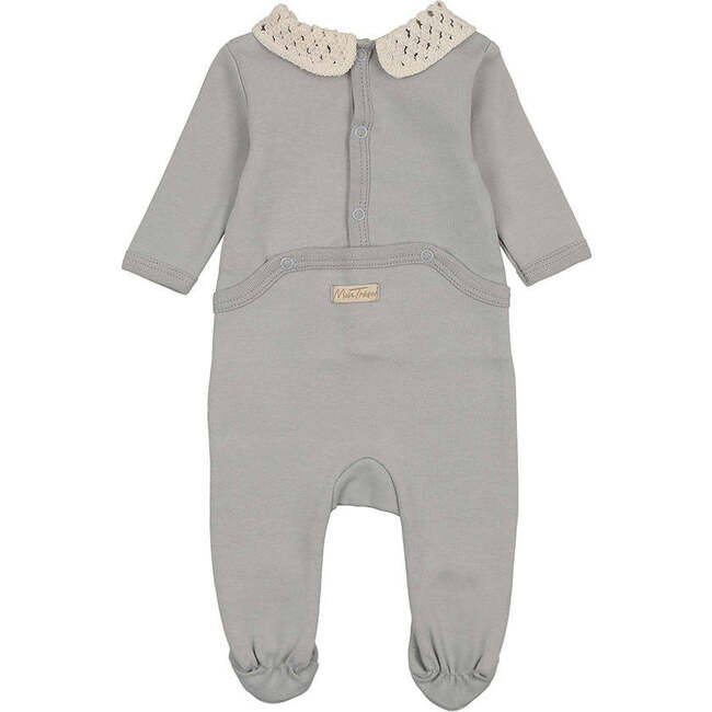 Touch of Crochet Footie & Hat Set, Boys Pearl Blue - Mixed Apparel Set - 2