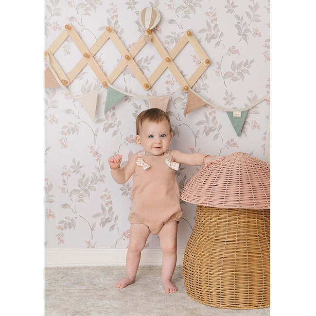 Gingham Glory Romper Misty Rose - Rompers - 4