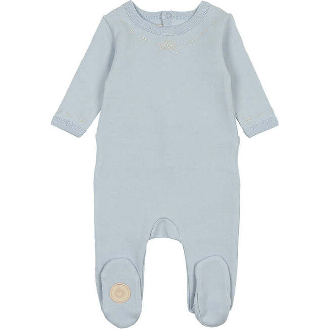 Soft Stitches Footie, Boys Niagara Blue