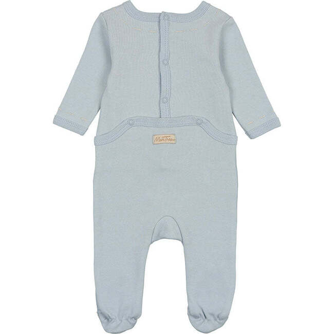 Soft Stitches Footie, Boys Niagara Blue - Footie Pajamas - 2