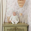 Plush Print Boys' Jacket Layette Set Ivory & Blue - Mixed Apparel Set - 2
