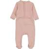 Knit Twist Footie & Hat Set Ivory - Mixed Apparel Set - 3