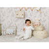 Soft Stitches Layette Set, Girls Ivory & Red - Mixed Apparel Set - 2