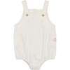 Summer Glory Boys Romper Ivory & Taupe - Rompers - 1 - thumbnail