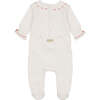 Soft Stitches Layette Set, Girls Ivory & Red - Mixed Apparel Set - 4