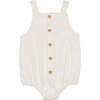 Summer Glory Boys Romper Ivory & Taupe - Rompers - 2