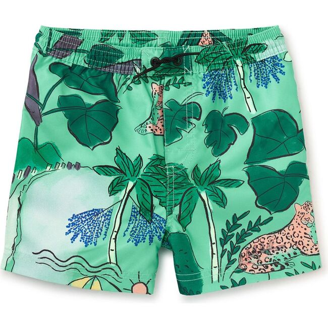 Shortie Swim Trunks, Rio Animal Scenic - Swim Trunks - 1