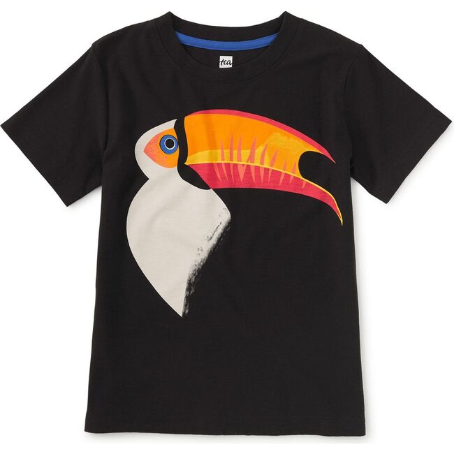 Toucan Graphic Tee, Jet Black