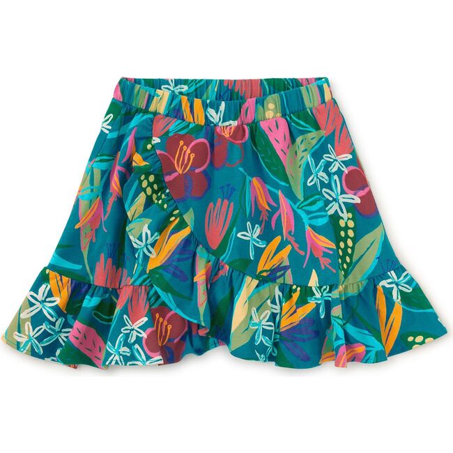 Ruffle Skirt, Tropical Floral Burst