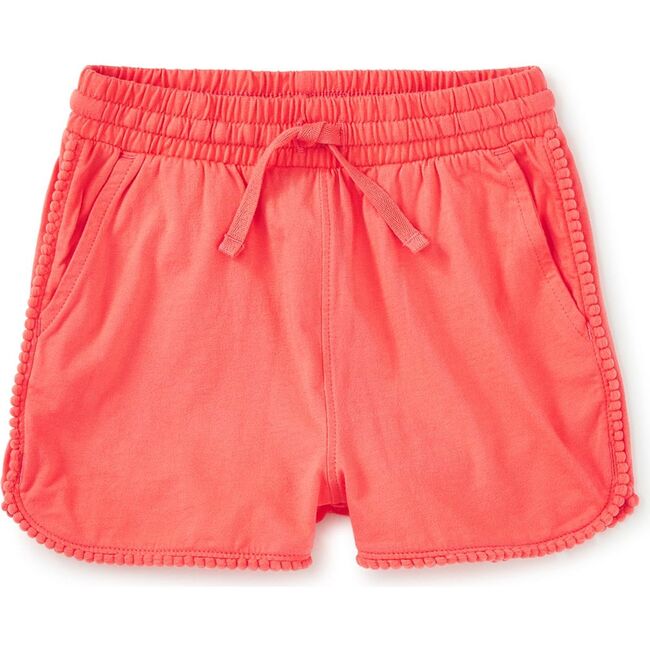 Pom-Pom Gym Shorts, Sunset Pink