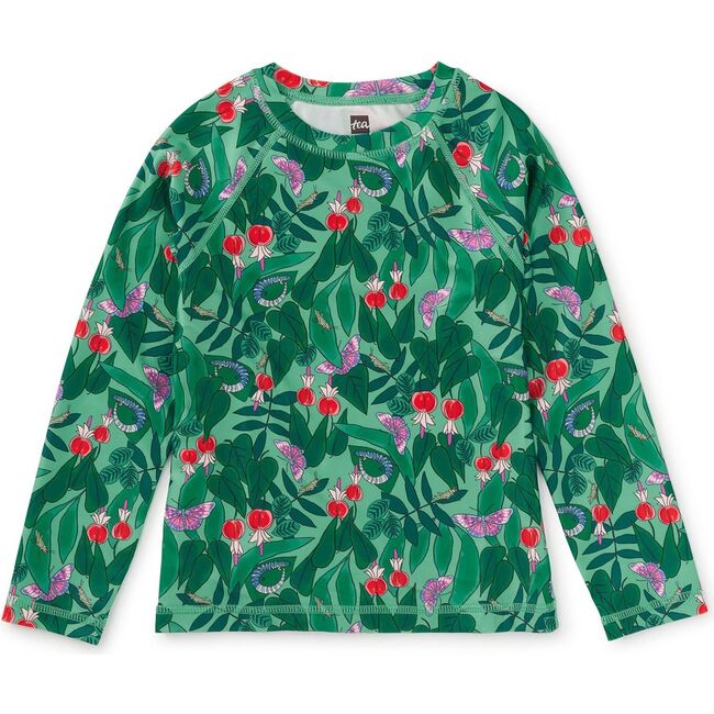 Long Sleeve Rash Guard, Jungle Botanical