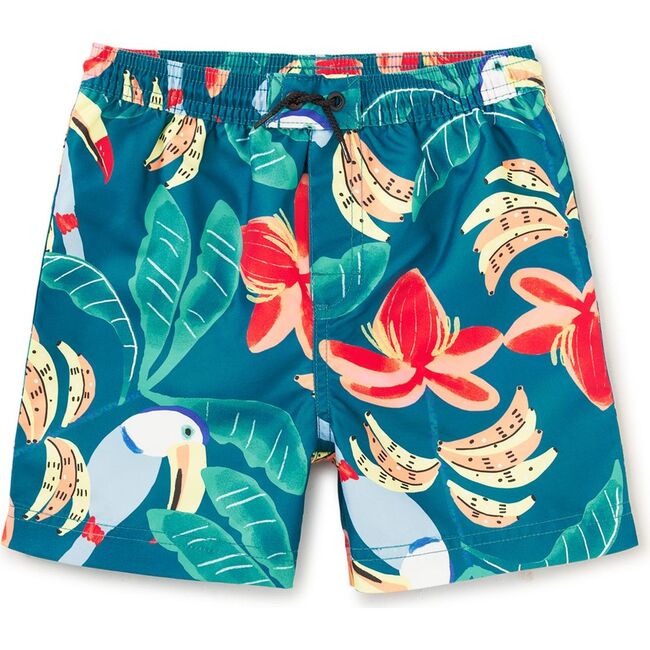Mid-Length Swim Trunks, Toucan Banana Tree