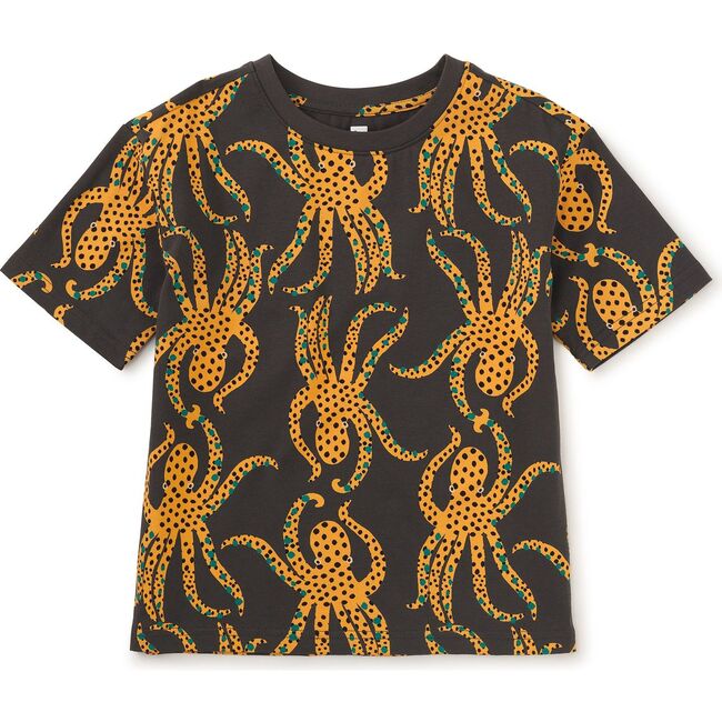 Easy Printed Tee, Jaguar Spotted Octopus